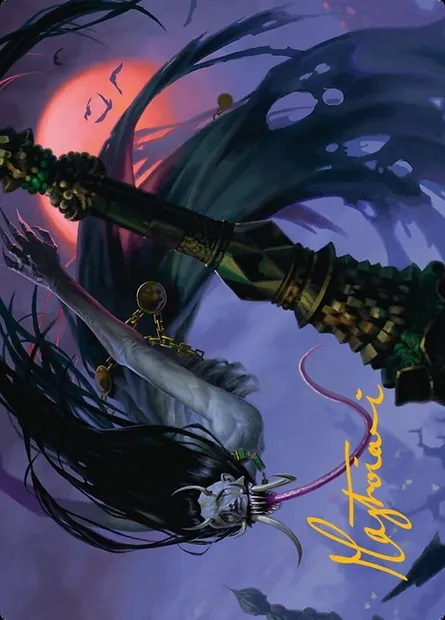 Qarsi Revenant // Qarsi Revenant, Magic card ATDM 12 — Tarkir: Dragonstorm Art Series set