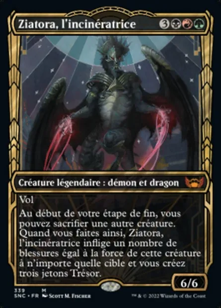 Ziatora, l'incinératrice, carte Magic SNC 339 — extension Les rues de la Nouvelle-Capenna