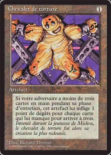 The Rack, Magic card FBB 278 — Foreign Black Border set