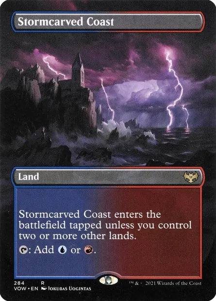 Stormcarved Coast, Magic card VOW 284 — Innistrad: Crimson Vow set