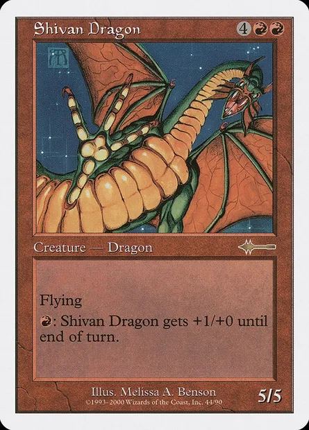 Shivan Dragon, Magic card BTD 44 — Beatdown Box Set set