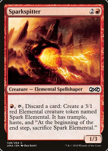 Sparkspitter, Magic card UMA 149 — Ultimate Masters set