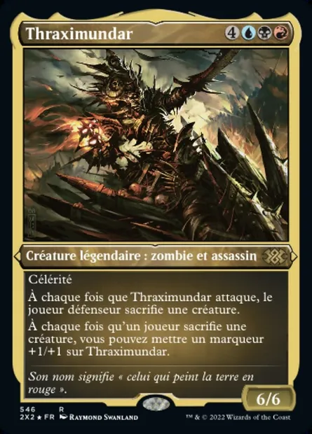 Thraximundar, carte Magic 2X2 546 — extension Double Masters 2022