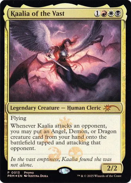 Kaalia of the Vast, Magic card PMEI 2025-19 — Media and Collaboration Promos set
