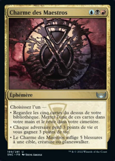 Charme des Maestros, carte Magic SNC 199 — extension Les rues de la Nouvelle-Capenna