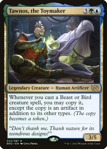 Tawnos, the Toymaker, Magic card BRO 222 — The Brothers' War set