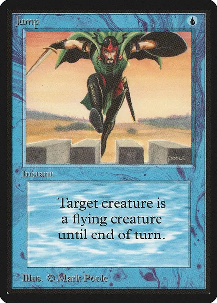 Jump, Magic card LEB 61 — Limited Edition Beta set
