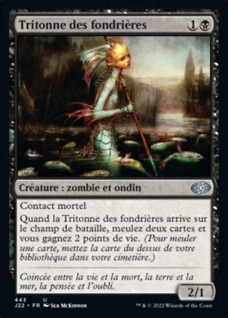 Tritonne des fondrières, carte Magic J22 443 — extension Jumpstart 2022