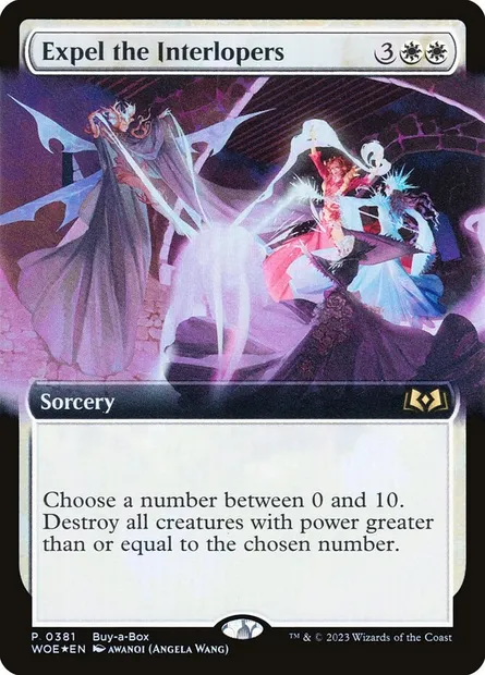 Expel the Interlopers, Magic card WOE 381 — Wilds of Eldraine set
