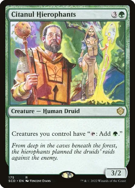 Citanul Hierophants, Magic card SCD 175 — Starter Commander Decks set