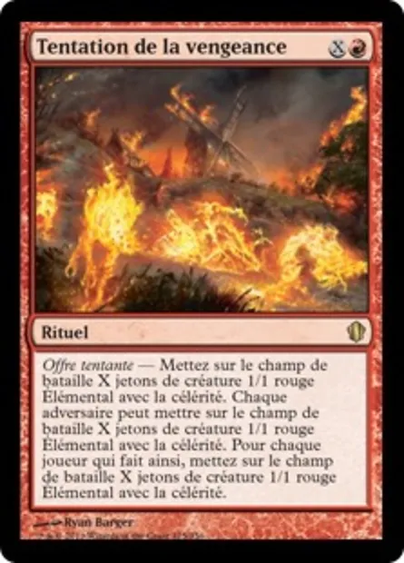 Tentation de la vengeance, carte Magic C13 125 — extension Commander 2013