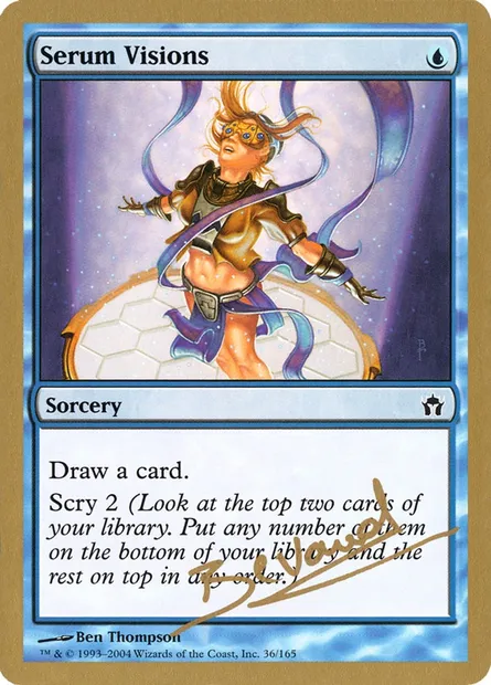 Serum Visions, Magic card WC04 mb36 — World Championship Decks 2004 set