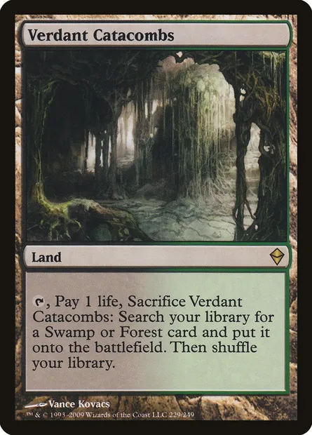 Verdant Catacombs, Magic card ZEN 229 — Zendikar set