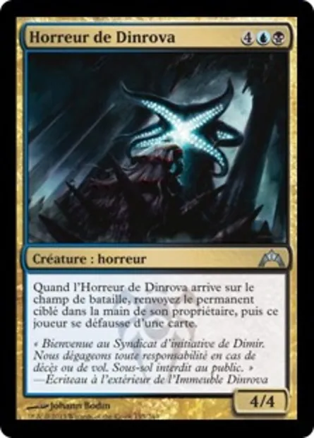 Horreur de Dinrova, carte Magic GTC 155 — extension Insurrection