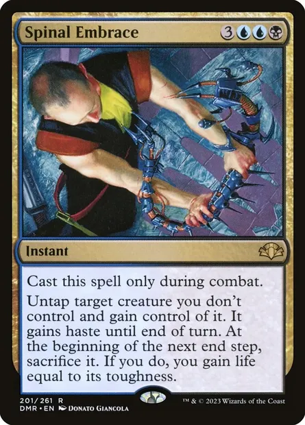 Spinal Embrace, Magic card DMR 201 — Dominaria Remastered set