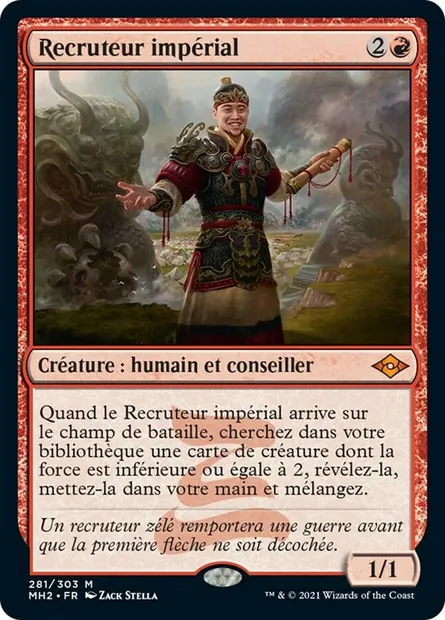 Recruteur impérial, carte Magic MH2 281 — extension Horizons du Modern 2