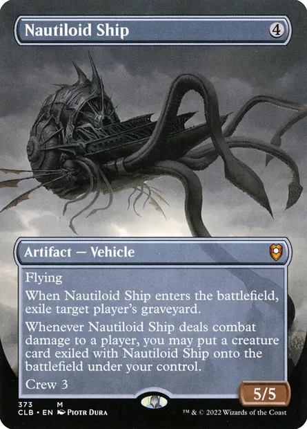 Nautiloid Ship, Magic card CLB 373 — Commander Legends: Battle for Baldur's Gate set