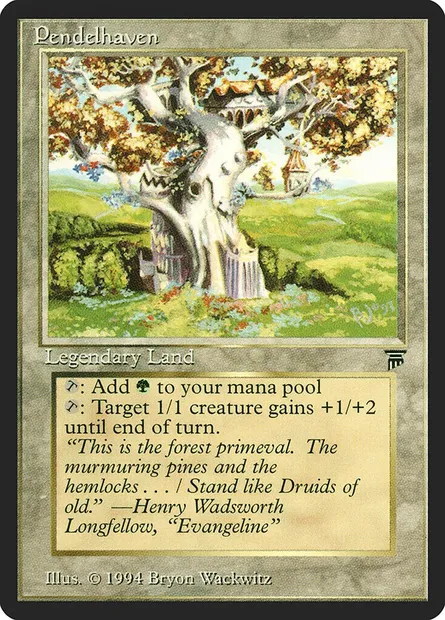 Pendelhaven, Magic card LEG 305 — Legends set