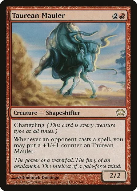Taurean Mauler, Magic card HOP 67 — Planechase set