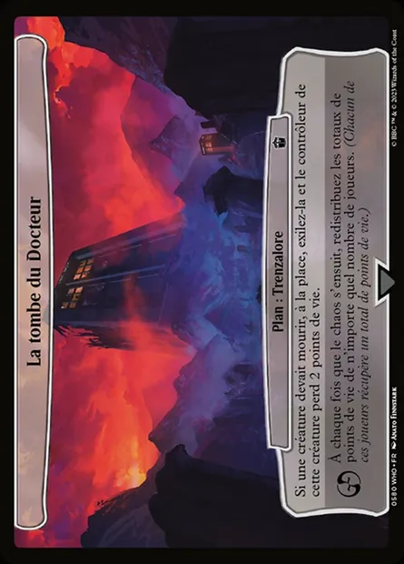 La tombe du Docteur, carte Magic WHO 580 — extension Doctor Who