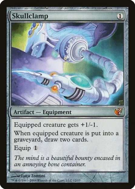 Skullclamp, Magic card V09 12 — From the Vault: Exiled set