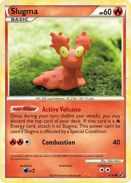 Slugma, Pokémon card UD 67 — Undaunted set