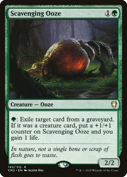 Scavenging Ooze, Magic card CM2 143 — Commander Anthology Volume II set