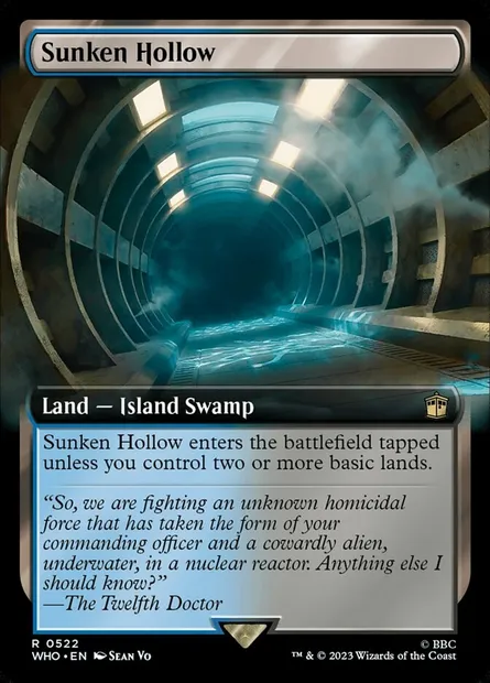 Sunken Hollow, Magic card WHO 522 — Doctor Who set