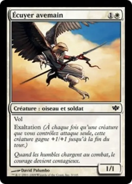 Écuyer avemain, carte Magic CON 3 — extension Conflux