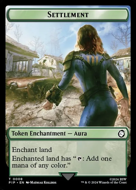 Settlement, carte Magic TPIP 8 — extension Fallout Tokens