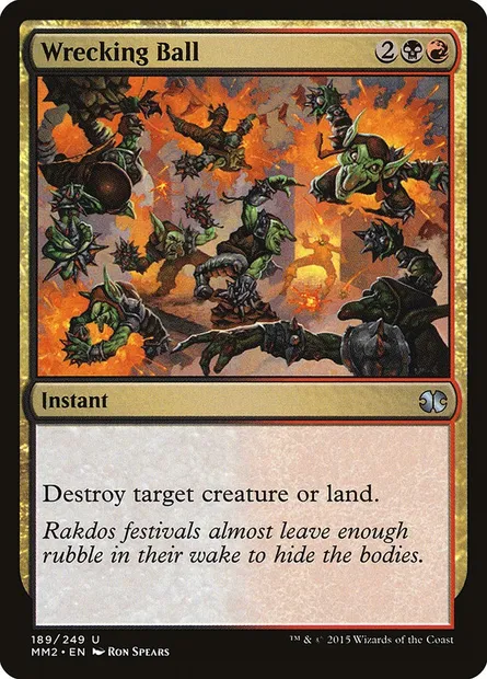 Wrecking Ball, Magic card MM2 189 — Modern Masters 2015 set