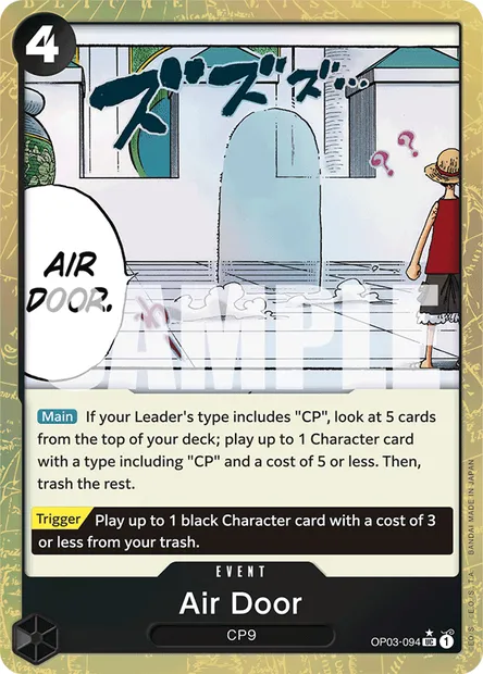 Air Door, One Piece card OP03-094 — PILLARS OF STRENGTH set