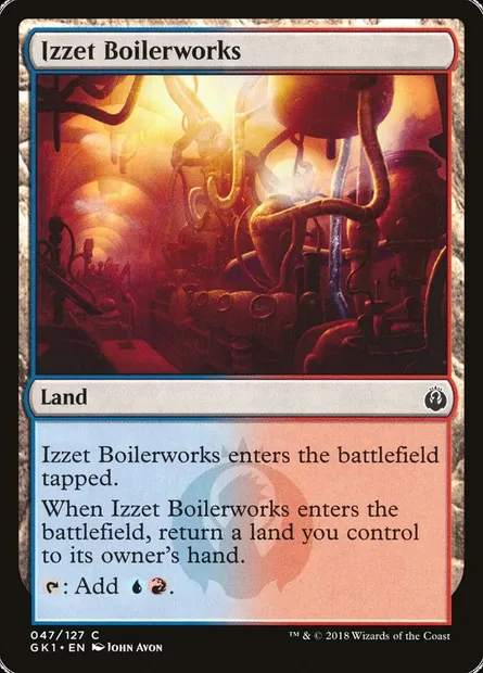 Izzet Boilerworks, Magic card GK1 47 — GRN Guild Kit set
