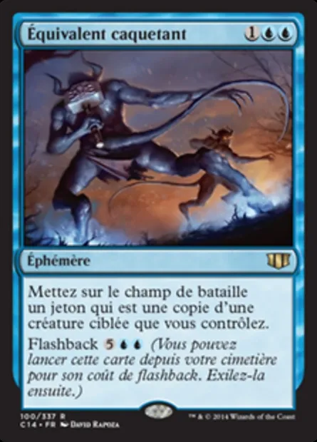 Équivalent caquetant, carte Magic C14 100 — extension Commander 2014