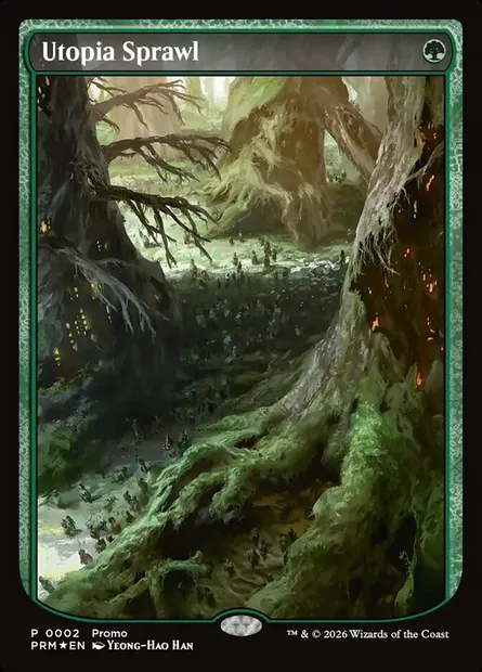 Utopia Sprawl, Magic card PF26 9 — MagicFest 2026 set