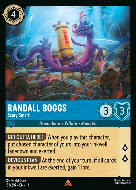 Randall Boggs - Scary Smart, Disney Lorcana card CH13-153 — Attack of the Vine! set