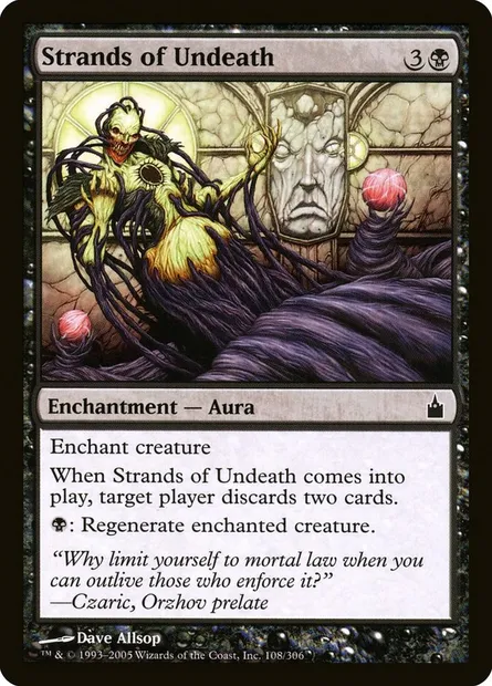 Strands of Undeath, Magic card RAV 108 — Ravnica: City of Guilds set