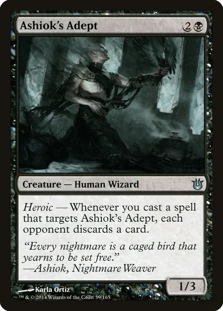 Ashiok's Adept, Magic card BNG 59 — Born of the Gods set