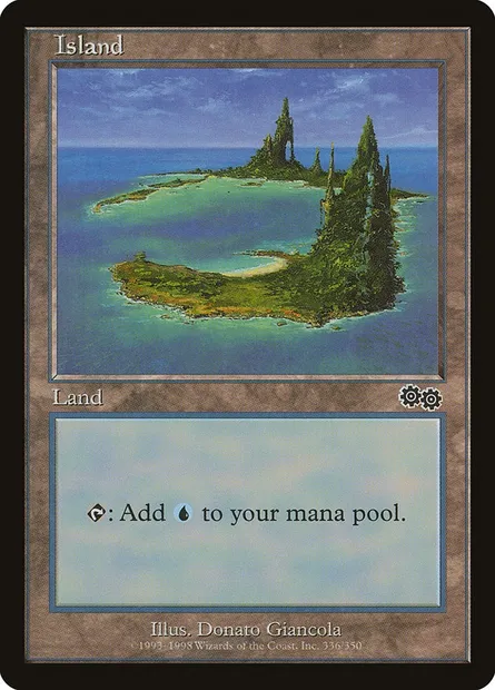Ile, carte Magic USG 336 — extension Epopée d'Urza