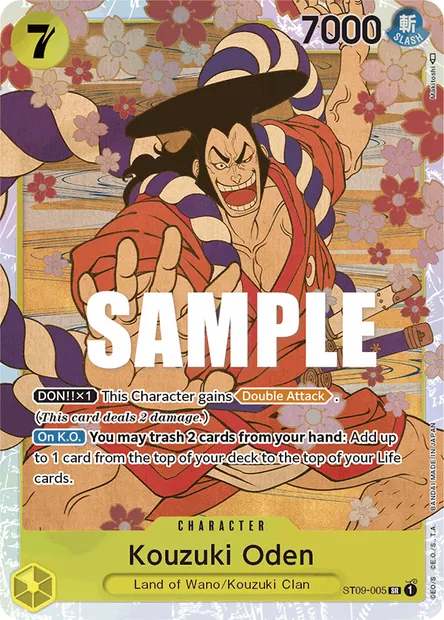 Kouzuki Oden, One Piece card ST09-005 — Yamato set