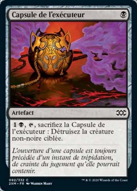 Capsule de l'exécuteur, carte Magic 2XM 92 — extension Double Masters