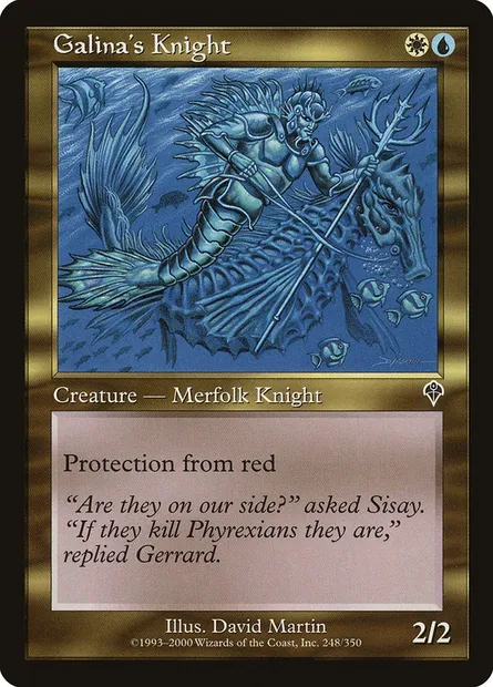 Chevalier de Galiva, carte Magic INV 248 — extension Invasion