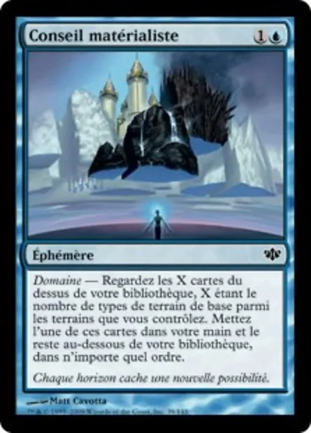 Conseil matérialiste, carte Magic CON 39 — extension Conflux