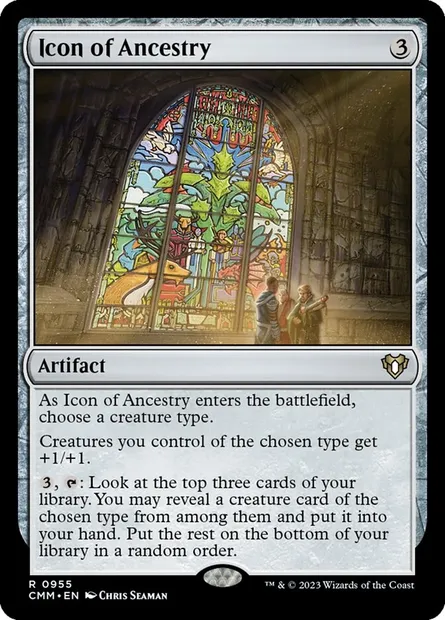 Icon of Ancestry, Magic card CMM 955 — Commander Masters set