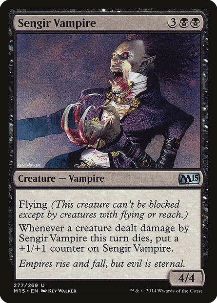 Sengir Vampire, Magic card M15 277 — Magic 2015 set