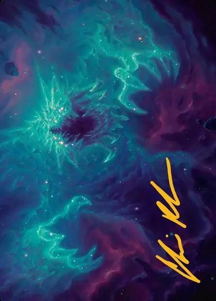 Cosmogoyf // Cosmogoyf, Magic card AEOE 24 — Edge of Eternities Art Series set