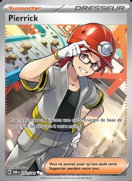 Pierrick, carte Pokémon PAR 242 — extension Faille Paradoxe