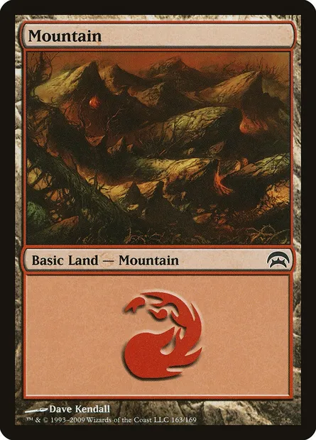 Montagne, carte Magic HOP 163 — extension Planechase