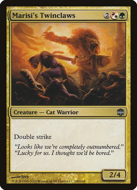 Marisi's Twinclaws, Magic card ARB 140 — Alara Reborn set