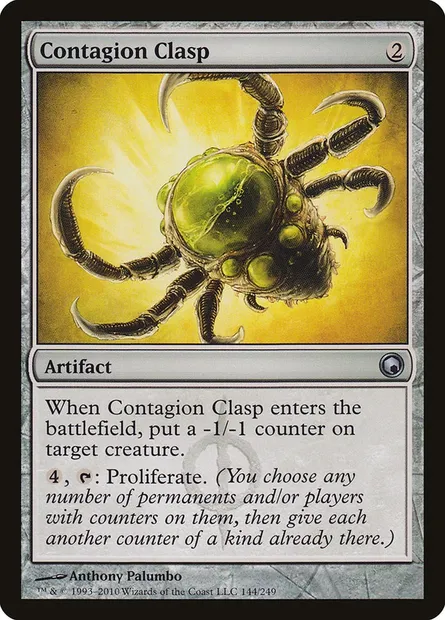 Contagion Clasp, Magic card SOM 144 — Scars of Mirrodin set